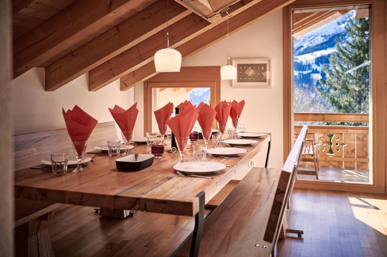 Chalet Bergfrieden Penthouse Wengen Ngoại thất bức ảnh