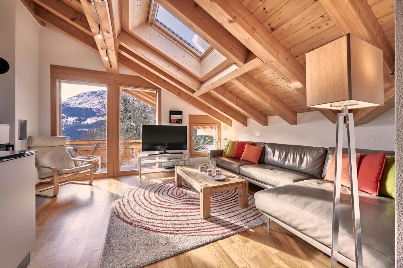 Chalet Bergfrieden Penthouse Wengen Ngoại thất bức ảnh