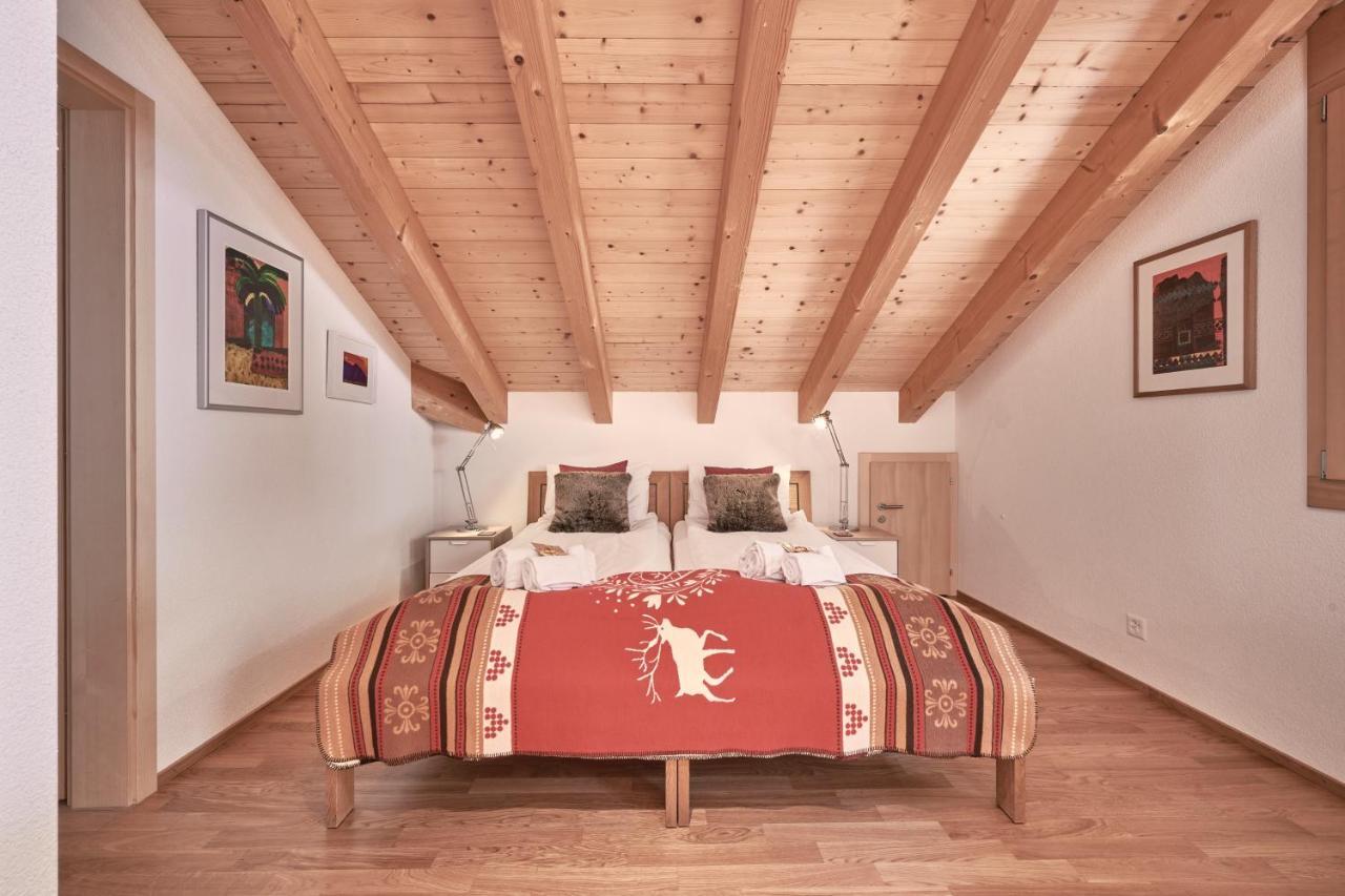 Chalet Bergfrieden Penthouse Wengen Ngoại thất bức ảnh