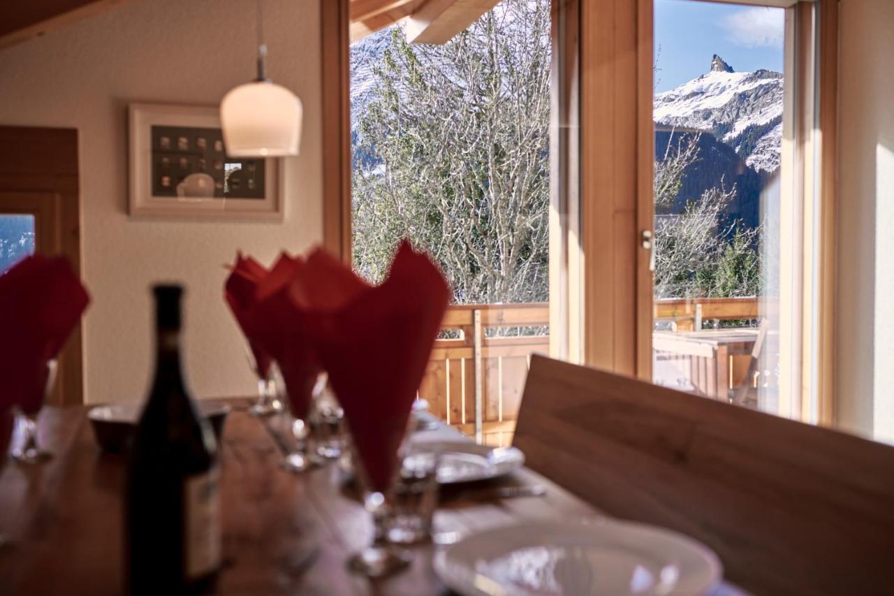 Chalet Bergfrieden Penthouse Wengen Ngoại thất bức ảnh