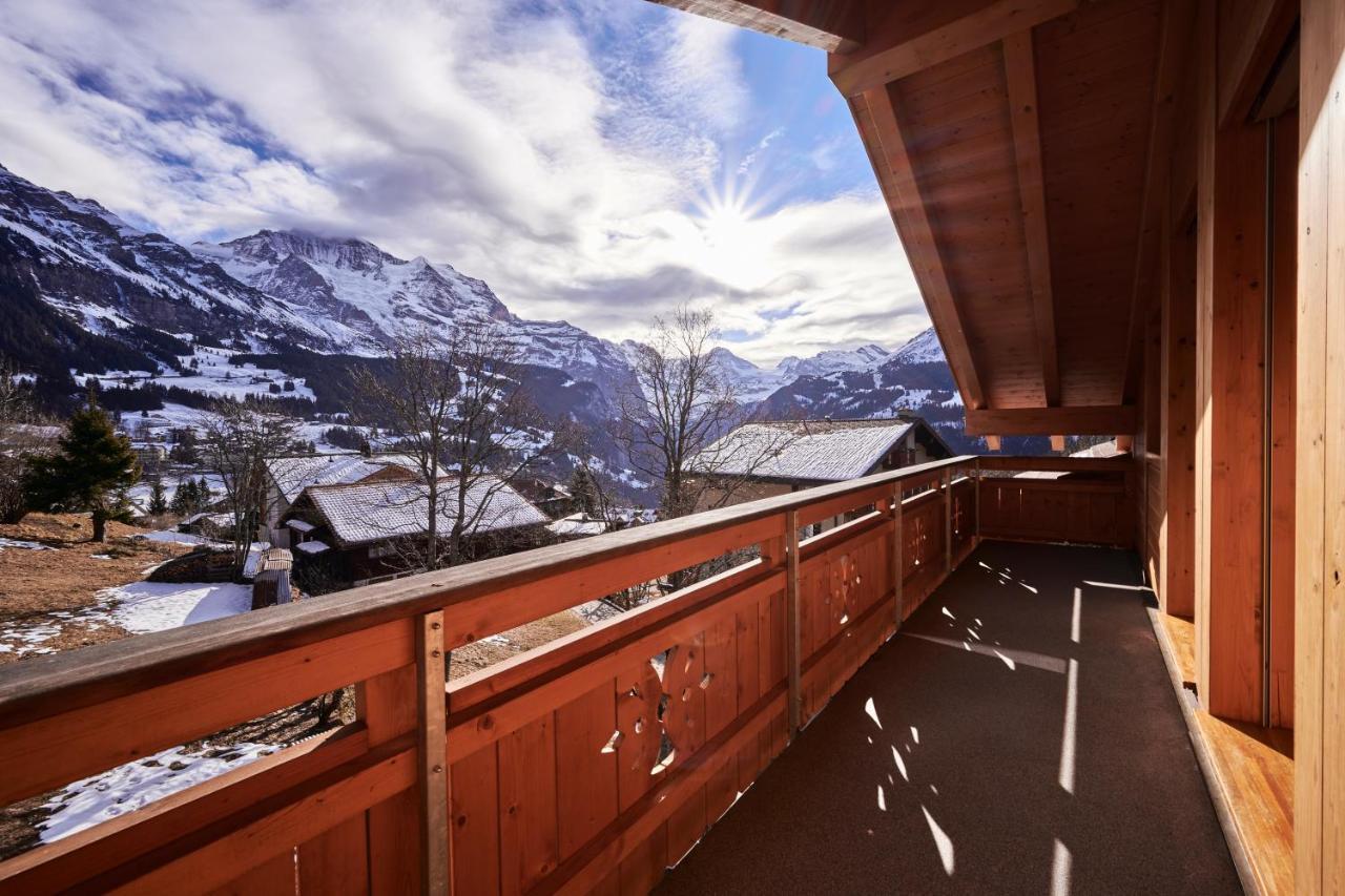 Chalet Bergfrieden Penthouse Wengen Ngoại thất bức ảnh