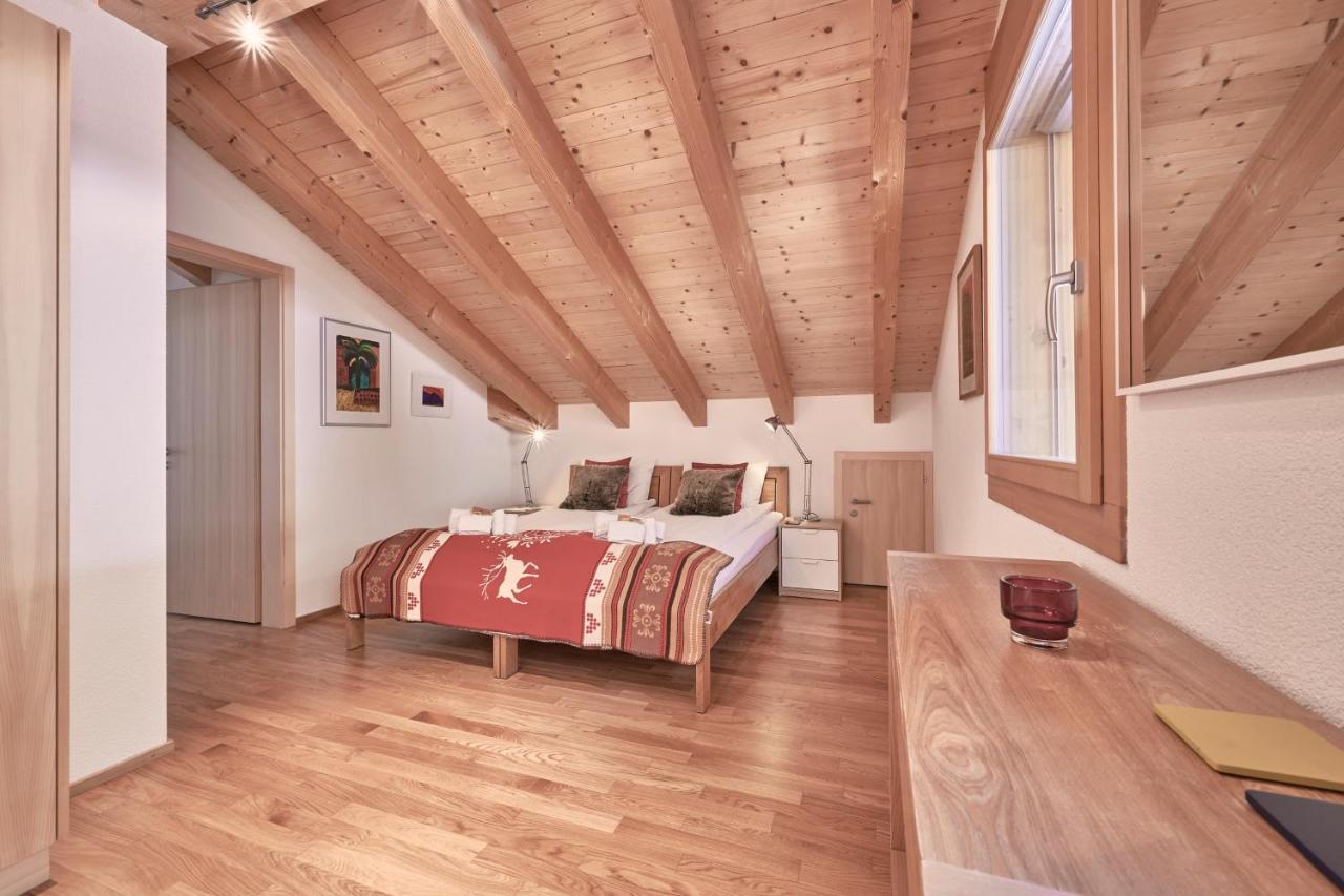 Chalet Bergfrieden Penthouse Wengen Ngoại thất bức ảnh