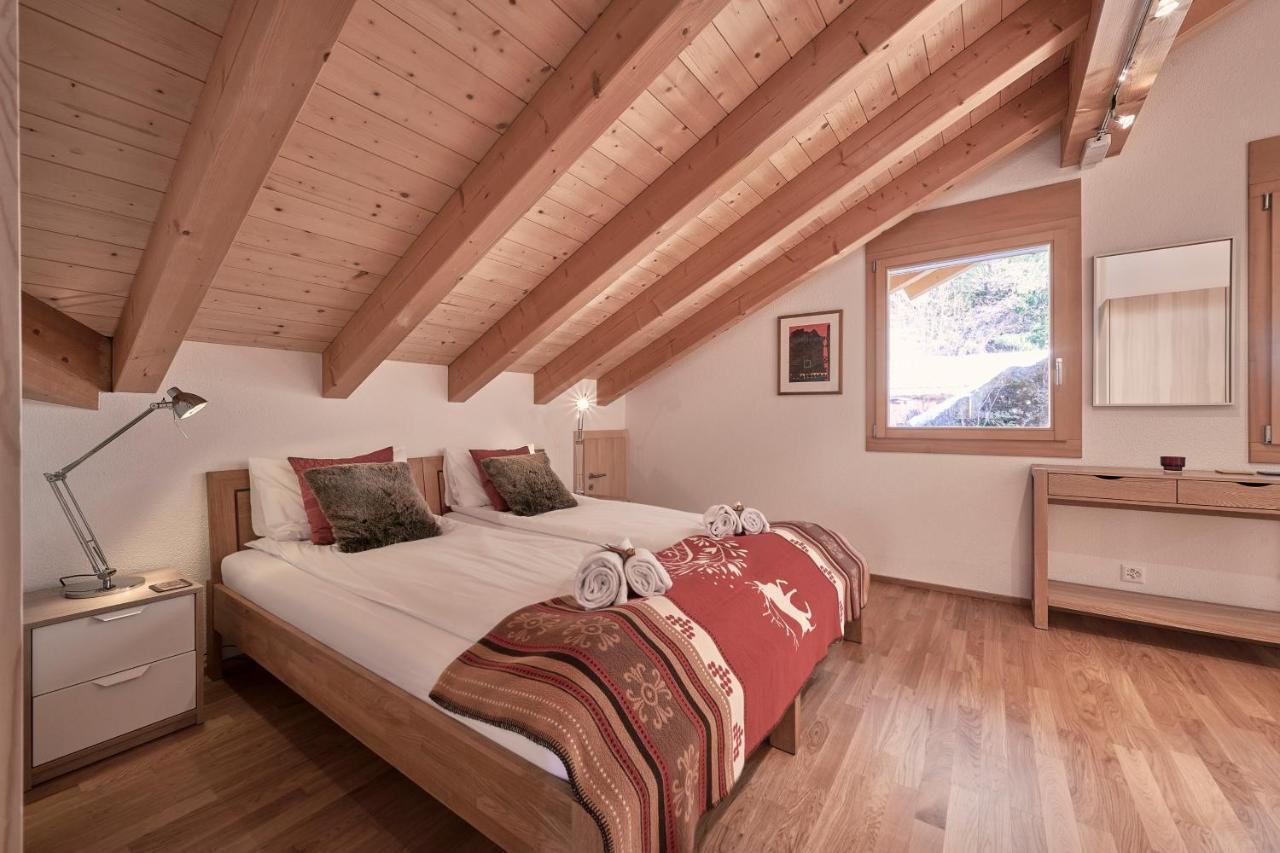 Chalet Bergfrieden Penthouse Wengen Ngoại thất bức ảnh