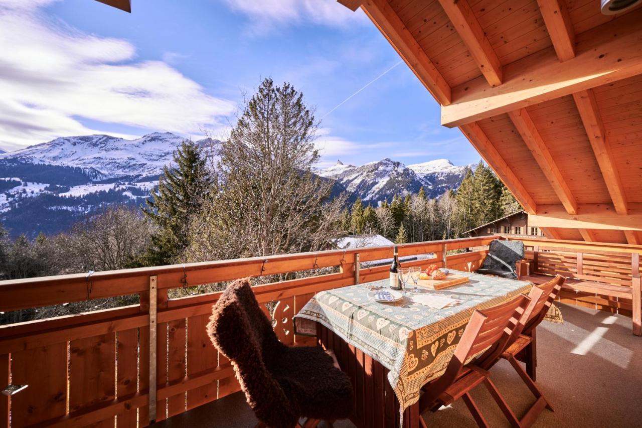 Chalet Bergfrieden Penthouse Wengen Ngoại thất bức ảnh